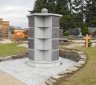 Fertiger Urnenturm Mod. Achteck/16